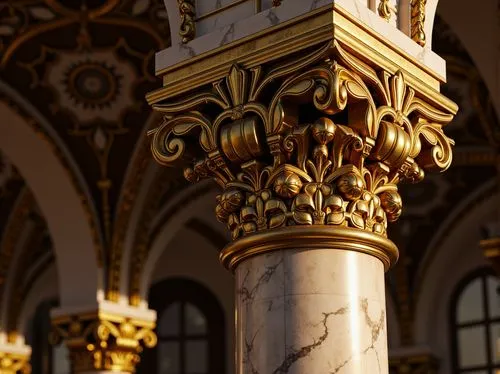 columns,pillars,ornate,baluster,ornamentation,baldacchino,ciborium,pillar capitals,ornamented,column,minarets,architectural detail,intricacy,goldenlight,ornamenting,balusters,golden light,tracery,balustrade,baroque