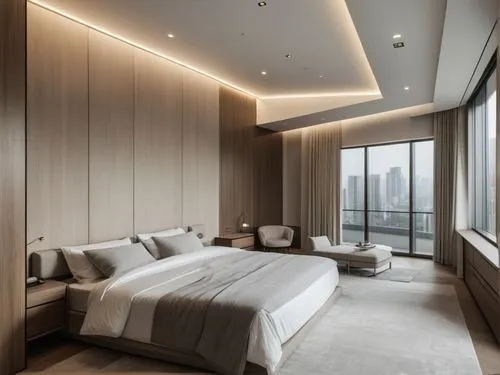 sleeping room,modern room,penthouses,great room,interior modern design,contemporary decor,Photography,General,Realistic