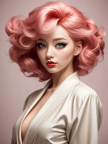 bouffant,pink magnolia,pink diamond,derivable,marilyn monroe,euphemia