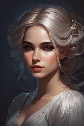 ciri,white rose snow queen,cirta,daenerys,fantasy portrait,vasilisa,Conceptual Art,Fantasy,Fantasy 17