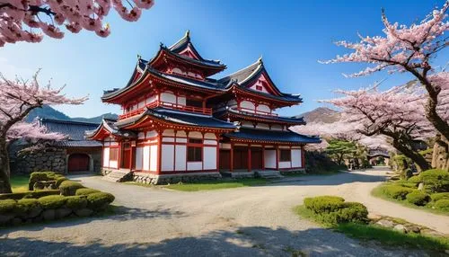 japanese sakura background,beautiful japan,sakura trees,japanese shrine,sakura background,asian architecture,sakura tree,kodaiji temple,sakura blossom,japan landscape,japan garden,japon,japanese cherry trees,sakura blossoms,cherry blossom japanese,hanami,japanese cherry blossoms,japanese floral background,japanese background,yakushiji temple,Photography,General,Realistic