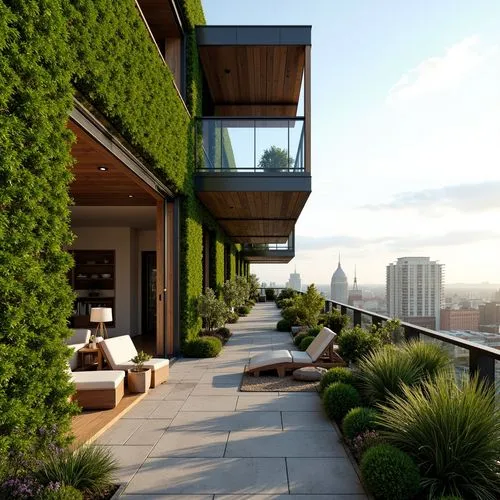 roof garden,landscape design sydney,roof terrace,landscape designers sydney,landscaped,penthouses,garden design sydney,roof landscape,cantilevered,highline,corten steel,block balcony,cantilevers,habitat 67,balcony garden,terrace,walkway,3d rendering,landscaping,wooden decking