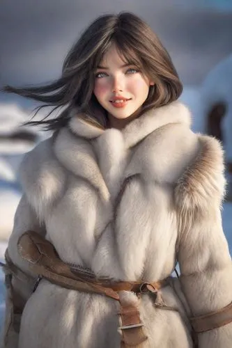 chukchi,eskimo,inuit,suit of the snow maiden,dawnstar,siberian,Photography,Realistic