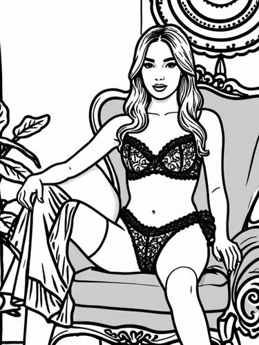 coloring page,coloring pages,coloring pages kids,lineart,inking,summer line art,coloring picture,inks,valentine line art,preview,line art,uncolored,coloring for adults,rotoscoped,coloring book for adults,burlesque,illustrating,uffie,shapewear,coloring outline,Design Sketch,Design Sketch,Rough Outline