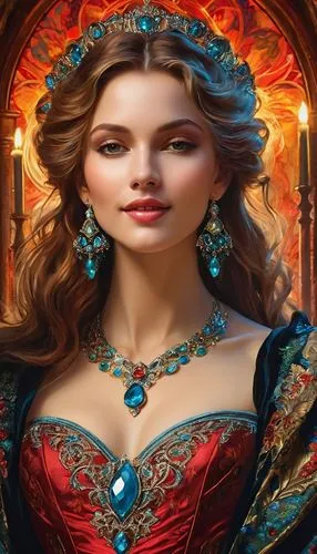 noblewoman,celtic queen,margairaz,fantasy portrait,emperatriz,gitana,demelza,guinevere,principessa,flamenca,fantasy art,esmeralda,the carnival of venice,fairy tale character,celtic woman,belle,princess anna,victorian lady,liliana,rosaria,Conceptual Art,Fantasy,Fantasy 05