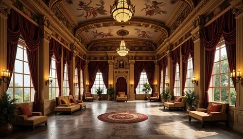 residenz,villa cortine palace,entrance hall,foyer,royal interior,cliveden,villa d'este,europe palace,orangerie,villa balbianello,ritzau,villa farnesina,cochere,hermitage,ballroom,mirogoj,ornate room,lobby,orangery,corridor