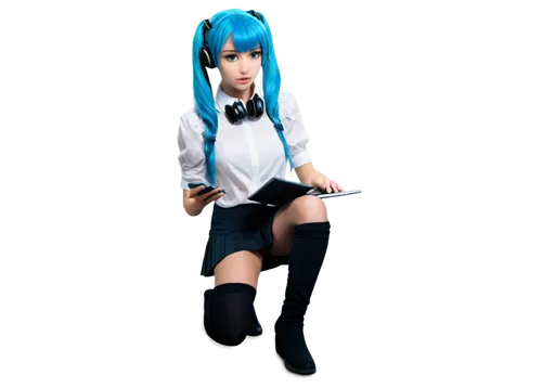 hatsune miku,mmd,mikulic,cyan,derivable,anime 3d,hatsune,vocaloid,blue light,luminol,miku,3d rendered,bluelight,sayaka,light effects,3d render,seiran,mikulas,aqua,mikuriya,Conceptual Art,Daily,Daily 22