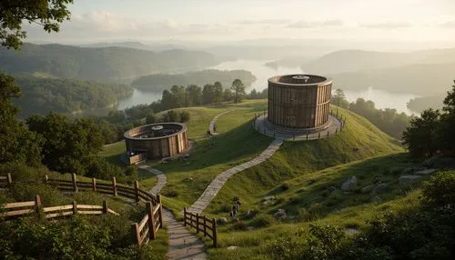 tulou,carpathians,bartelstein,teutoburg,rattay,peter-pavel's fortress,lookout tower,rotenfels,hohenfels,waldeck castle,watch tower,burg,rothfels,watchtower,medieval castle,summit castle,bled,citadelle,slovenia,watchtowers