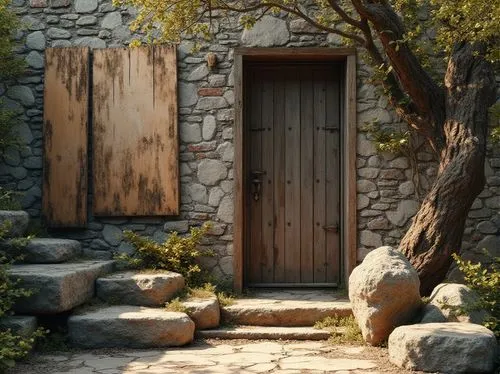 wooden door,garden door,greek island door,doorway,old door,the door,doorways,fairy door,stone gate,the threshold of the house,iron door,front door,door,open door,wood gate,doorsteps,house entrance,doors,room door,entryways,Photography,General,Realistic