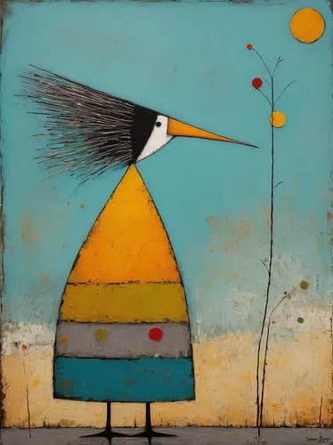 klee,dran,bird painting,mostovoy,degrazia,ardea,Art,Artistic Painting,Artistic Painting 49