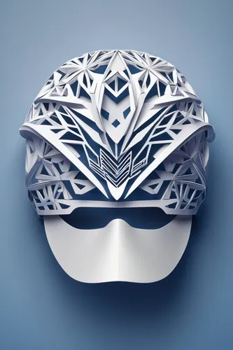 Imagine a futuristic beanie mockup with a high-tech digital display.,snowflake background,crown render,butter dish,cinema 4d,vimeo icon,blue and white porcelain,crystal egg,cube surface,apple design,t