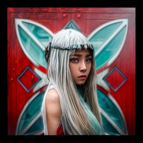 realist assasin girl,elven,inka,violet head elf,headpiece,elf hat,fantasy portrait,elf,kokoshnik,headdress,witch's hat icon,kitsune,celastrina,pointed hat,bonnet,asian costume,fantasy art,feather head