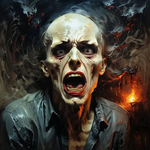 vecna,hag,nosferatu,hannibalsson,zombie,mordenkainen,Conceptual Art,Oil color,Oil Color 11