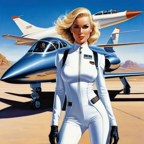 diamond da42,supersonic aircraft,stewardess,grumman x-29,glider pilot,vought f-8 crusader,lockheed,boeing x-45,supersonic transport,edsel citation,thunderbird,general aviation,sport aircraft,northrop grumman,flight attendant,casa c-212 aviocar,general atomics,lockheed martin,fighter pilot,sci fiction illustration,Illustration,Retro,Retro 06