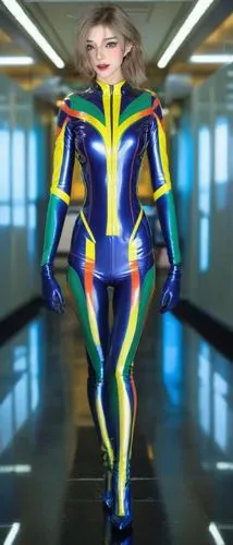 穿高跟鞋，双腿直立，双腿不交叉，latex suit,a very attractive woman in some latex suit,mesmero,melora,artpop,fembot,gaga,mdna