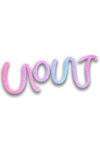 uppercase letters, sans-serif font, bold, metallic material, reflective surface, subtle gradient effect, 3D extruded, colorful, glossy finish, ornate decorations, curly flourishes, cursive script, wat