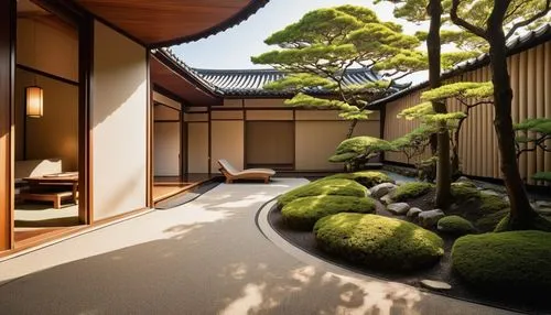 japanese-style room,japanese zen garden,zen garden,ryokan,ryokans,japanese garden ornament,asian architecture,japan garden,japanese garden,landscaped,landscape design sydney,teahouse,garden design sydney,dojo,landscape designers sydney,chanoyu,heian,japanese style,roof landscape,landscaping,Illustration,American Style,American Style 04