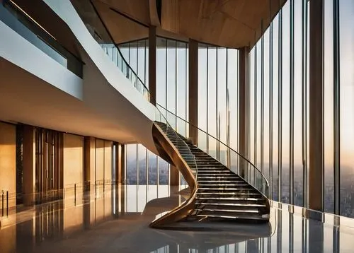 the observation deck,snohetta,observation deck,glass facade,glass wall,skywalks,futuristic architecture,outside staircase,skywalk,structural glass,staircase,skybridge,balustraded,modern architecture,observation tower,staircases,cantilevered,bjarke,balustrade,winding staircase,Illustration,Retro,Retro 01