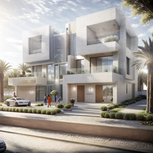 modern house,3d rendering,modern architecture,new housing development,residential house,jumeirah,cubic house,cube stilt houses,townhouses,residential,render,luxury property,dunes house,united arab emirates,luxury home,arq,khobar,blocks of houses,cube house,condominium