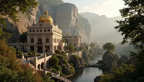 rivendell,theed,monastery,monasteries,yangshao,bastei,tailandia,uncharted,shambhala,yangtze,naboo,covadonga,wuyi,guilin,wudang,dragon palace hotel,water palace,dishonored,karst landscape,halong