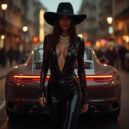 porsche,model s,leather hat,maserati,femme fatale,porsche targa