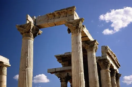 erechtheus,dougga,laodicea,greek temple,baalbek,doric columns,erechtheion,ephesus,palmyra,temple of hercules,pylades,acropolis,baalbeck,roman columns,akropolis,celsus library,nemea,hierapolis,temple of diana,caesonia,Photography,Black and white photography,Black and White Photography 14