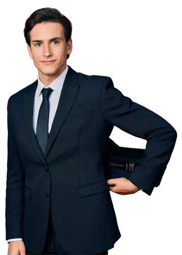 Front ID card, horizontal orientation, close-up shot, clear facial features, bright eyes, slight smile, white shirt, black tie, formal attire, chest-level view, shallow depth of field, softbox lightin