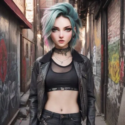 jinx,punk,domino,grimes,grunge,blue hair