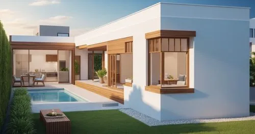 3d rendering,holiday villa,modern house,residencial,render,vivienda,Photography,General,Realistic