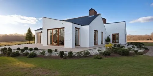 passivhaus,inverted cottage,burnbrae,weatherboarded,dunes house,turf roof,homebuilding,forteviot,frame house,house shape,grass roof,country house,timber house,hoose,landscaped,newtonmore,3d rendering,ballymaloe,country cottage,glenluce,Photography,General,Realistic