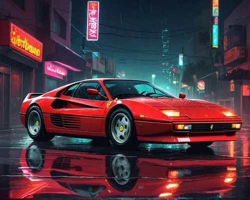 testarossa,ferrari 348,ferrari 288 gto,3d car wallpaper,carrera,ferrari,car wallpapers,ferraris,lamborghini diablo,fiero,ferrar,porsche,ferrari roma,ferarri,80's design,retro background,vector art,maranello,giugiaro,nsx,Conceptual Art,Sci-Fi,Sci-Fi 12