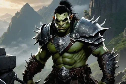 half orc,orc,warrior and orc,dark elf,heroic fantasy,avenger hulk hero,barbarian,massively multiplayer online role-playing game,fantasy warrior,male elf,cleanup,ogre,green skin,male character,wall,warlord,daemon,green goblin,patrol,yuvarlak,Conceptual Art,Fantasy,Fantasy 08