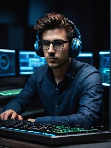 dj,yapor,tazeh,sennheiser,tarik,klez,headset profile,djoko,radowo,iem,lan,wireless headset,headset,alkan,mrdja,matu,razer,man with a computer,nordan,wolyniec,Art,Classical Oil Painting,Classical Oil Painting 44