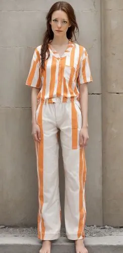 orange,mime artist,mime,girl in overalls,prisoner,stripe,striped background,horizontal stripes,orange half,striped,stripes,jumpsuit,orange cream,orange color,pvc,png transparent,overall,checkerboard,bjork,vlc,Photography,Natural