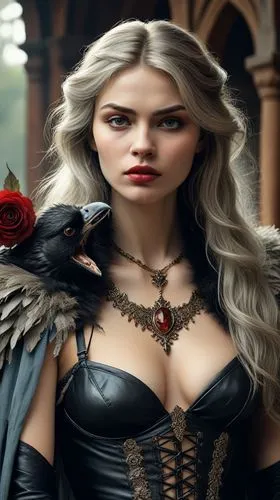 black rose hip,vampire woman,dhampir,targaryen,vampire lady,fantasy woman