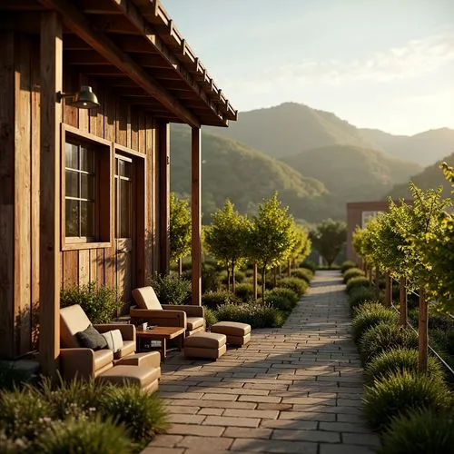 yountville,sake gardens,napa valley,hanok,roof landscape,napa,patios,pergola,landscaped,mayacamas,home landscape,wine-growing area,wine country,moufang,amanresorts,teahouse,landscaping,lefay,winery,ojai