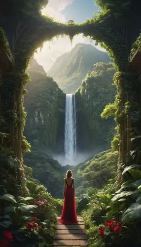 arrietty,rivendell,aerith,alfheim,nargothrond,garden of eden,Conceptual Art,Fantasy,Fantasy 11