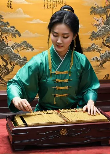 traditional korean musical instruments,traditional chinese musical instruments,hammered dulcimer,traditional vietnamese musical instruments,traditional japanese musical instruments,bamboo flute,dulcimer,cimbalom,block flute,erhu,psaltery,wooden instrument,korean handy drum,folk instrument,autoharp,woman playing,plucked string instrument,pan flute,traditional chinese,shakuhachi,Unique,Design,Character Design