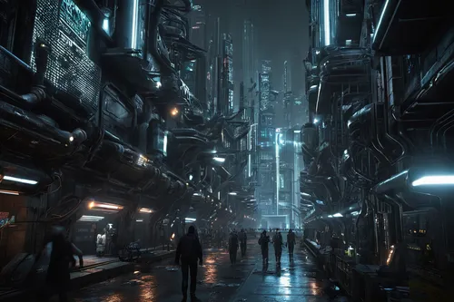 cyberpunk,scifi,sci - fi,sci-fi,sci fi,dystopian,metropolis,harbour city,kowloon city,shinjuku,black city,dystopia,futuristic landscape,kowloon,alleyway,science fiction,dreadnought,futuristic,science-fiction,tokyo city,Conceptual Art,Sci-Fi,Sci-Fi 09