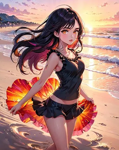 tifa,beach background,bohua,kurumi,beach scenery,sunset glow,sunstone,beach walk,sea beach-marigold,summer background,plumeria,moana,xiaoyu,sun and sea,seaside,ayra,flame robin,honolulu,sonnessa,luau,Anime,Anime,Traditional