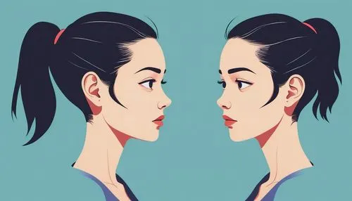 mulan,vector illustration,fashion vector,vector art,vector girl,geisha girl,vector graphic,ponytail,oriental girl,geisha,pony tail,asian woman,mirror image,symmetry,japanese woman,girl portrait,portrait background,vector graphics,pony tails,dribbble