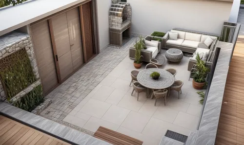 landscape design sydney,garden design sydney,landscape designers sydney,roof terrace,roof garden,3d rendering,paving slabs,wooden decking,block balcony,patio furniture,garden furniture,outdoor furniture,patio,courtyard,floorplan home,core renovation,flat roof,outdoor table and chairs,roof landscape,garden elevation