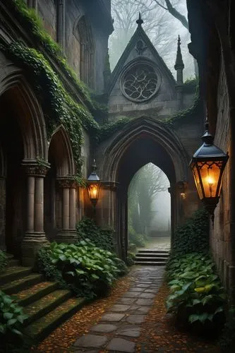 rivendell,ravenloft,fantasy landscape,archways,fantasy picture,the mystical path,doorways,crypts,fantasy art,passageway,mirkwood,the threshold of the house,passageways,myst,hall of the fallen,hollow way,theed,shadowgate,threshhold,threshold,Art,Classical Oil Painting,Classical Oil Painting 28