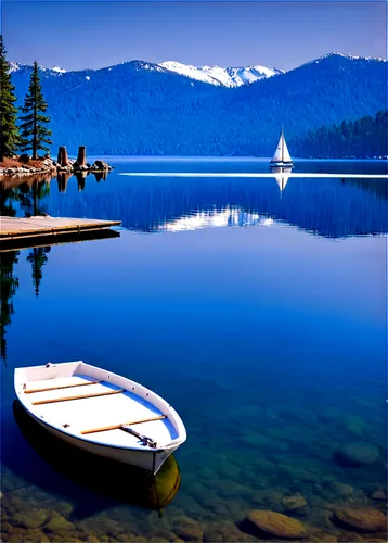 lake tahoe,boat landscape,beautiful lake,calm waters,calm water,tahoe,vancouver island,tranquility,calmness,tranquillity,high mountain lake,alpine lake,british columbia,wooden boat,mountain lake,lake mcdonald,padamsee,floating over lake,stillness,water boat,Conceptual Art,Daily,Daily 02