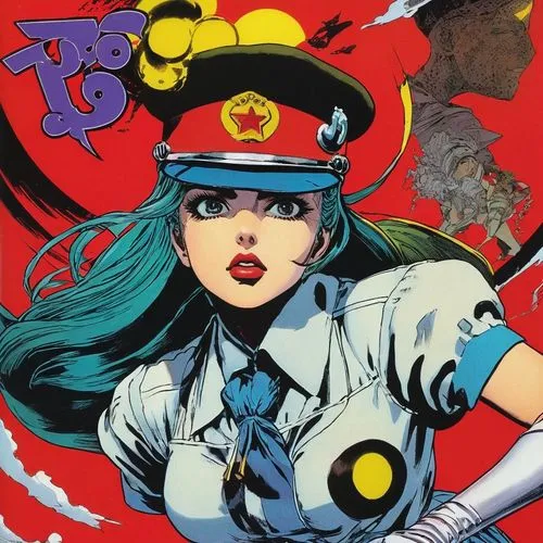 policewoman,retro girl,retro women,beret,retro woman,turbographx-16,pop art girl,no war,pop art woman,10,toori,type w108,popart,cover,cool pop art,io,effect pop art,troop,warsaw uprising,italian poster,Illustration,American Style,American Style 14