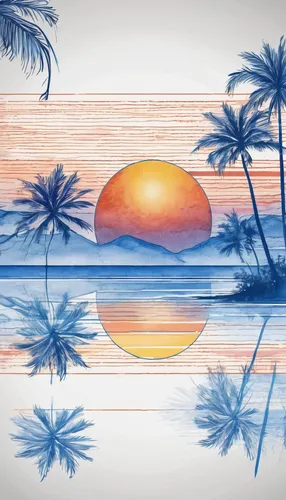 watercolor palm trees,palm tree vector,tropical floral background,tropics,tropical beach,summer background,sunset beach,beach towel,beach landscape,background vector,beach background,tropical sea,sunburst background,summer clip art,tropical house,palm field,tropic,colored pencil background,ocean background,beach scenery,Unique,Design,Blueprint