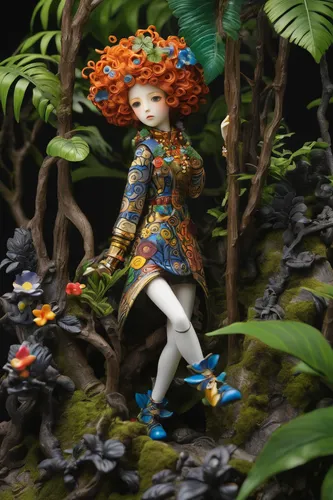 merida,fae,garden fairy,girl in the garden,fairy peacock,faerie,ballerina in the woods,diorama,faery,artist doll,flora,girl in flowers,fairy forest,female doll,fairy village,doll figure,rusalka,flower fairy,fairy house,painter doll,Art,Artistic Painting,Artistic Painting 32