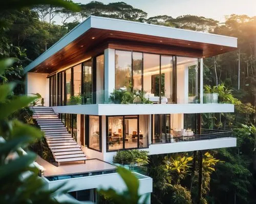 titirangi,forest house,tropical house,modern house,cubic house,modern architecture,prefab,dunes house,fresnaye,house in the forest,timber house,waitakere,beautiful home,landscape design sydney,dreamhouse,luxury property,cube house,tree house,kauri,tree house hotel,Illustration,Realistic Fantasy,Realistic Fantasy 37