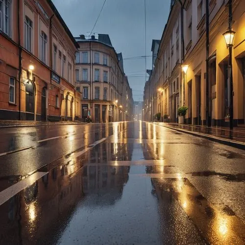 torino,saint petersburg,saintpetersburg,light rain,nevsky avenue,via roma,street lamps,warsaw,via della conciliazione,after the rain,st petersburg,rainy,walking in the rain,street lights,september in rome,milano,after rain,light trail,rainstorm,vilnius