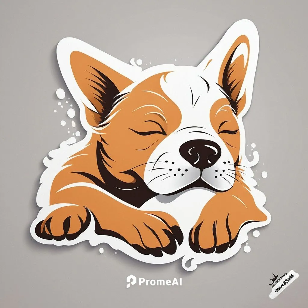 sleaping dog cub,dog illustration,vector illustration,threadless,clipart sticker,french bulldog,animal stickers,vector graphic,inu,pembroke welsh corgi,basenji,dribbble icon,vector art,ein,telegram ic